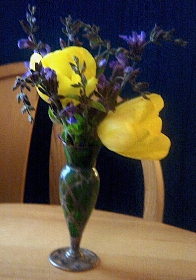 *Yellow Tulips & Sage*
